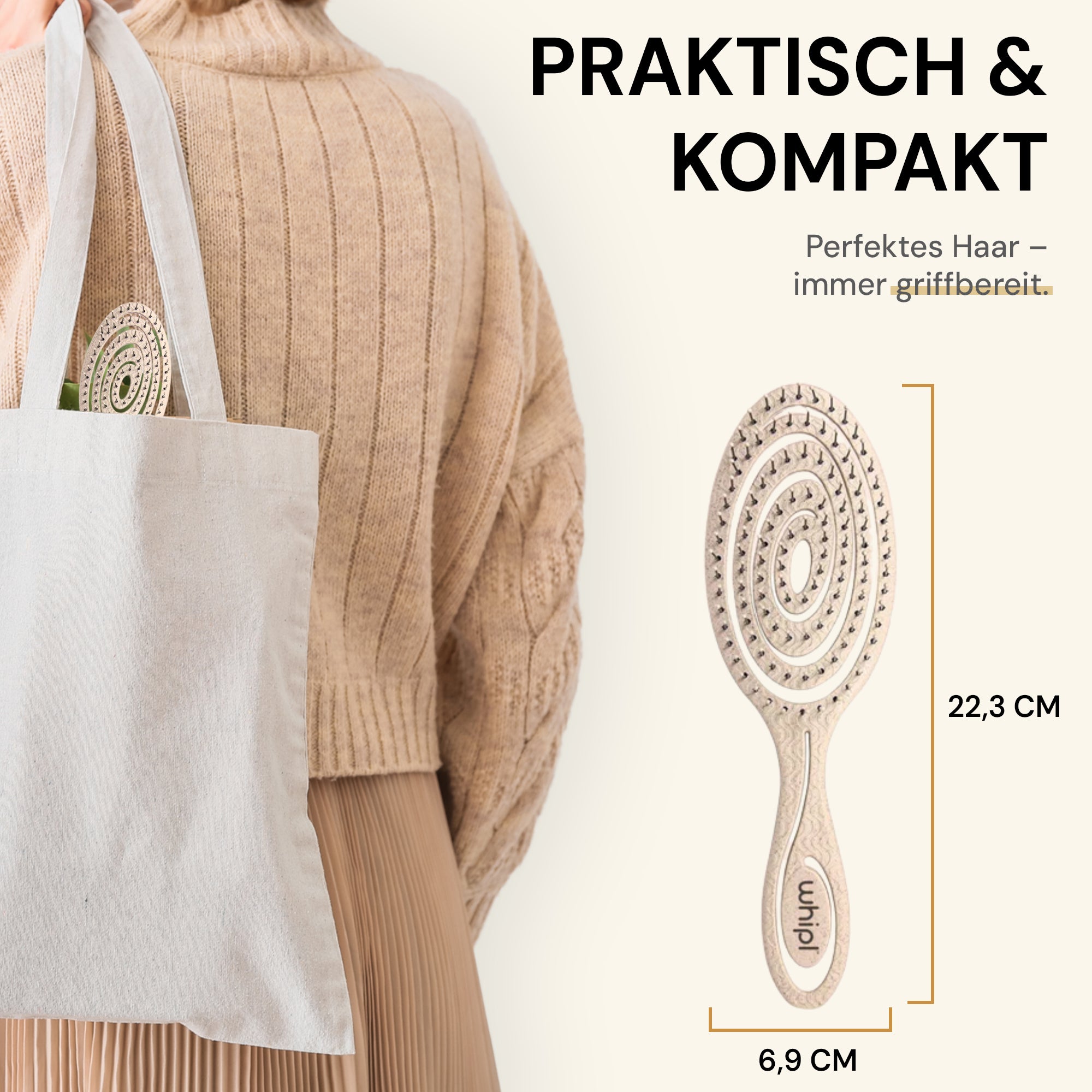 Whipl™ Snigel Organisk spiralfjäderborste